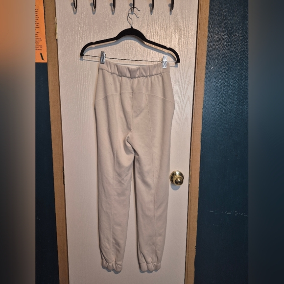 Lululemon Athletica Cream Track Pants - Picture 2 of 3